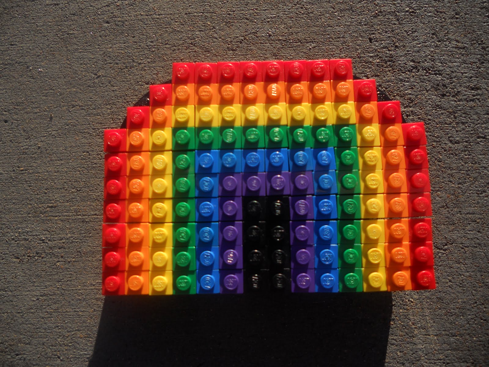 Chasing Rainbows Lego Rainbow