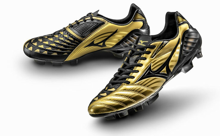Yellow Mizuno Wave Ignitus Nere Soccer Shoes Mizuno Wave Ignitus
