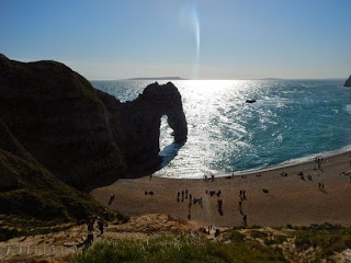 Lulworth Cove Lulworth Cove, kanał La Manche, plaża