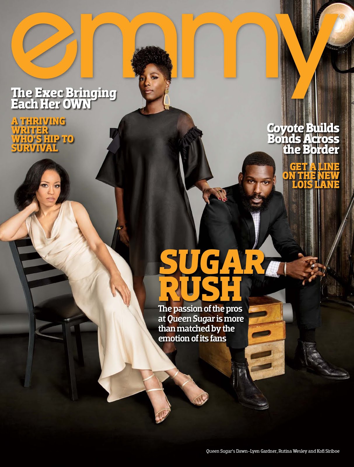 Cast of Queen Sugar for EMMY Magazine