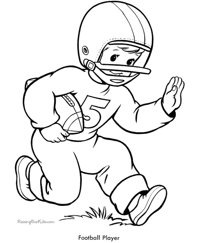 Free Sports Coloring Pages For Kids title=