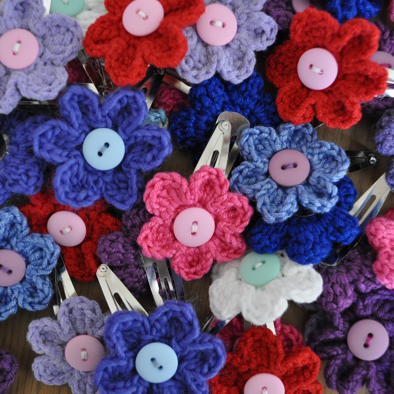 Pretty Crochet Things: Restocking hairclips