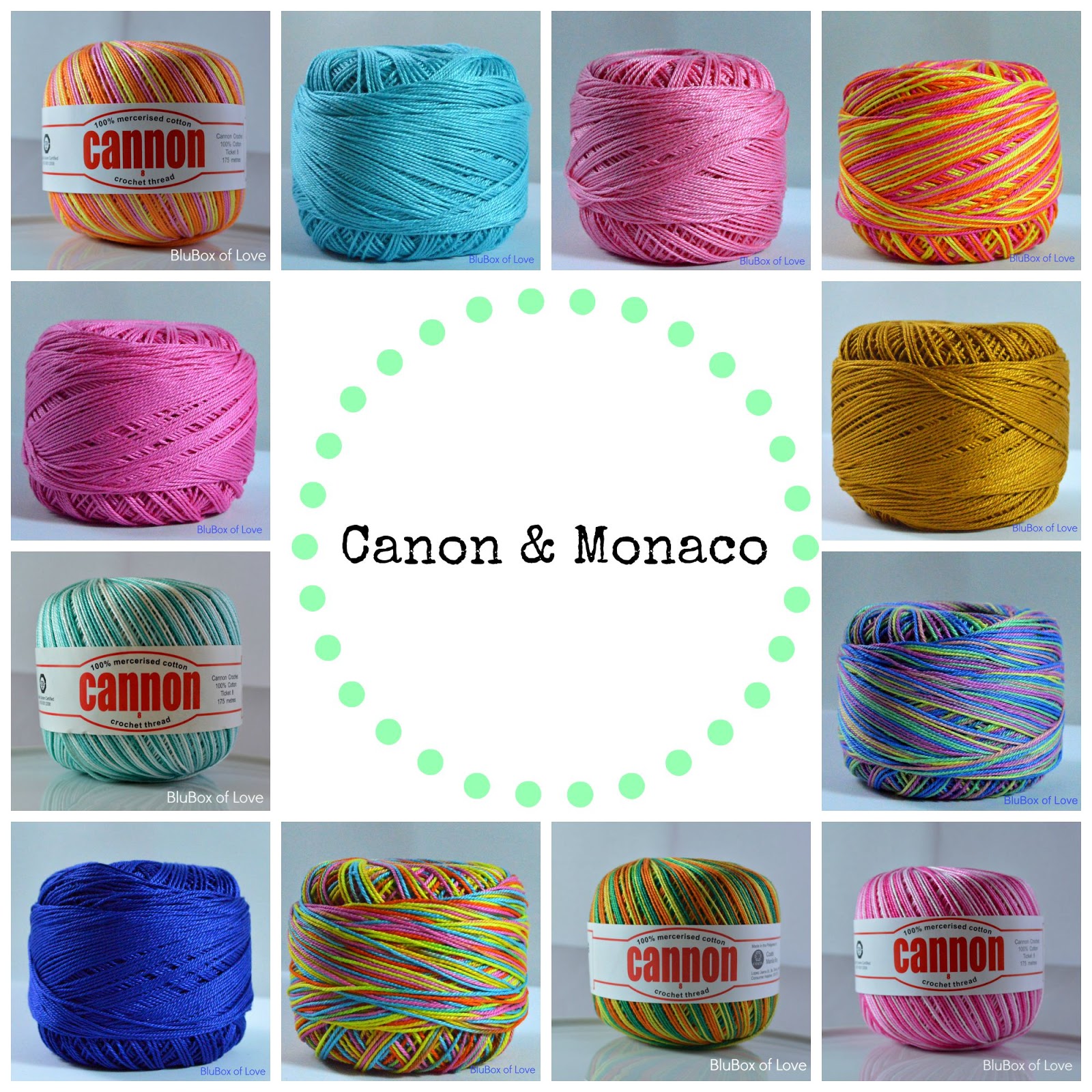 Monaco Yarn Color Chart