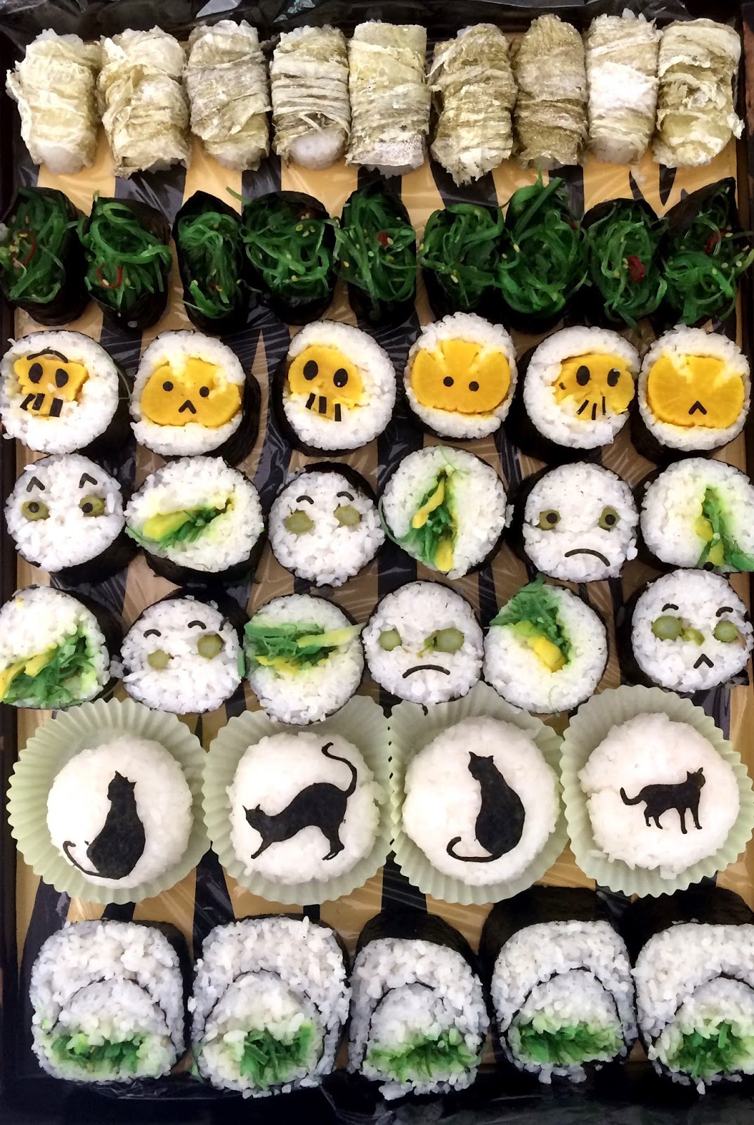 Alessandra Zecchini Halloween Vegan Sushi