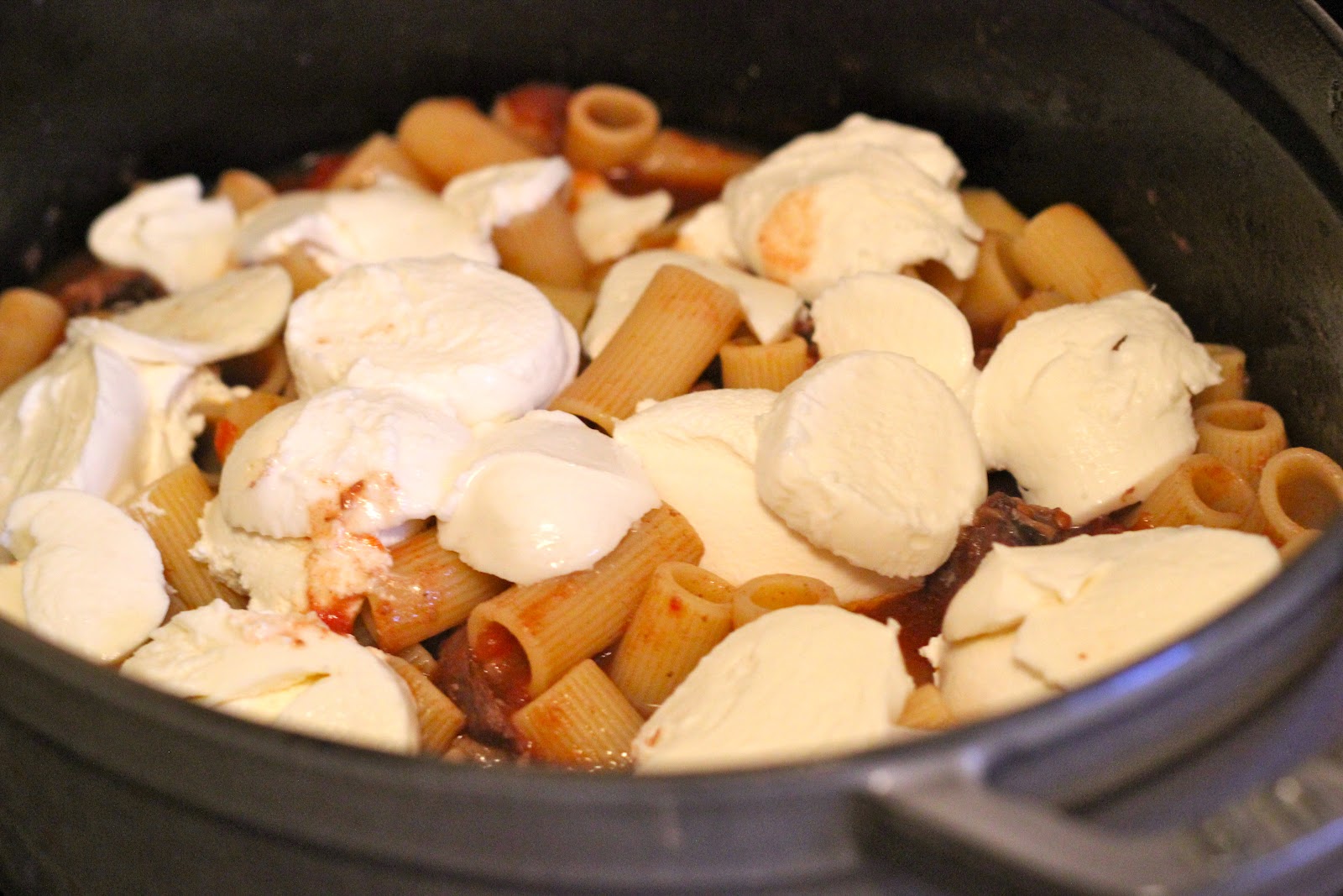 Jenny Steffens Hobick: Baked Rigatoni with Beef Ragu, Ricotta & Fresh