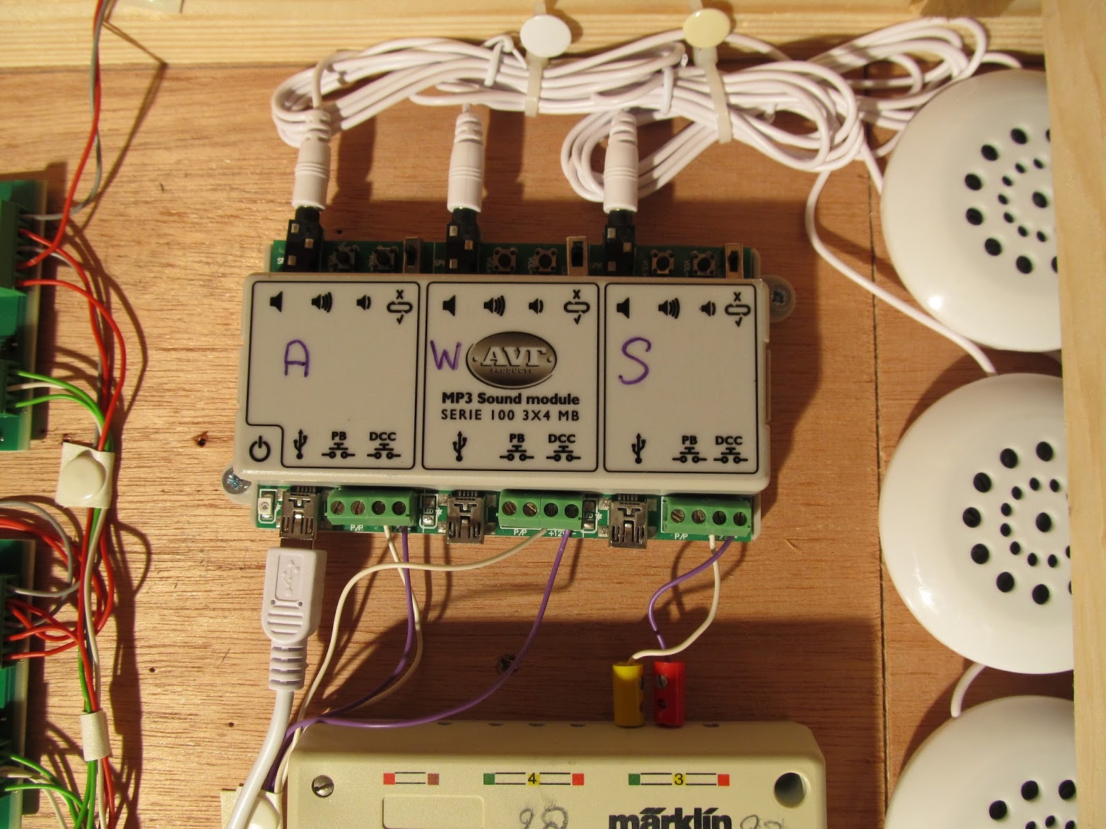 RhB 187 Stationsglocken Filisur op AVT MP3 Sound module