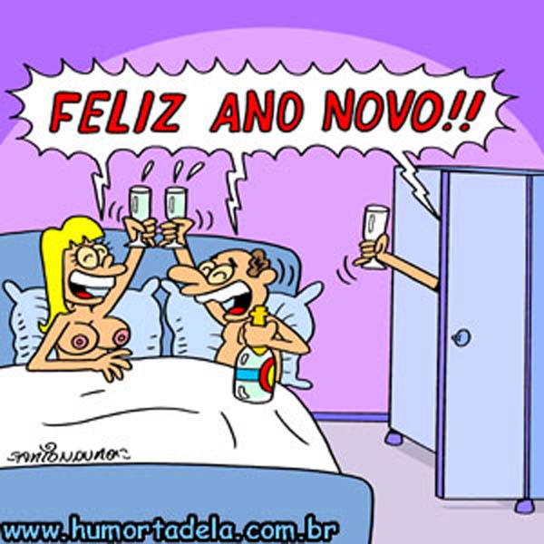 O GIRO DO PLANETA: PIADAS DE ANO NOVO.
