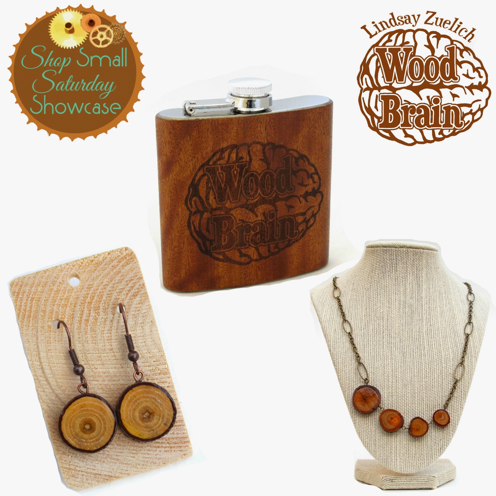 Wood Brain feature and GIVEAWAY! on Shop Small Saturday at Diane's Vintage Zest!