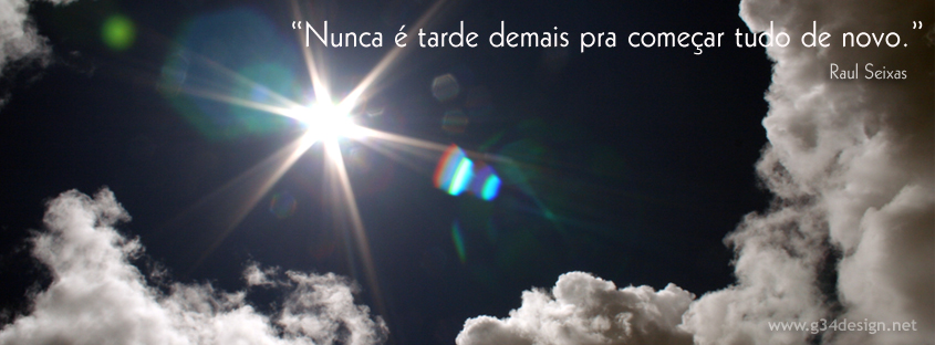 Capa para Facebook - Pensamento Raul Seixas