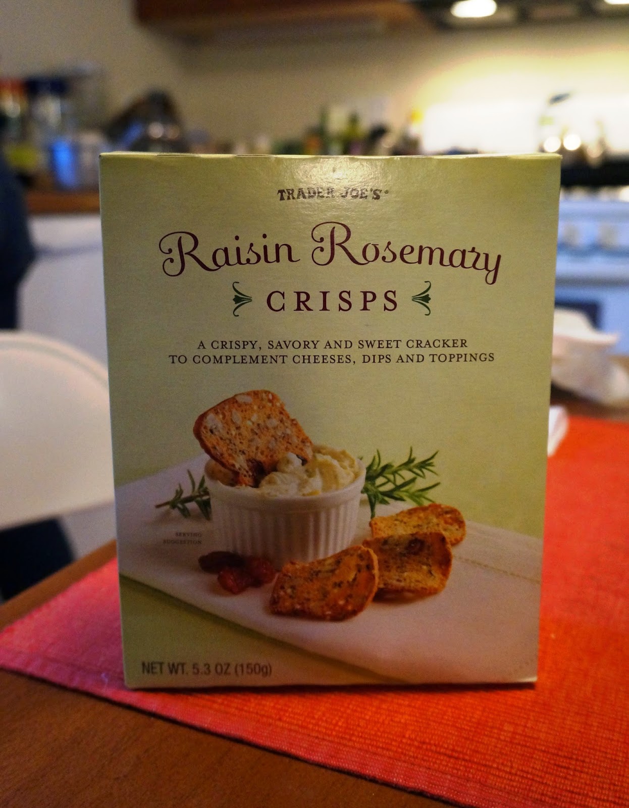 Exploring Trader Joe's Trader Joe's Raisin Rosemary Crisps