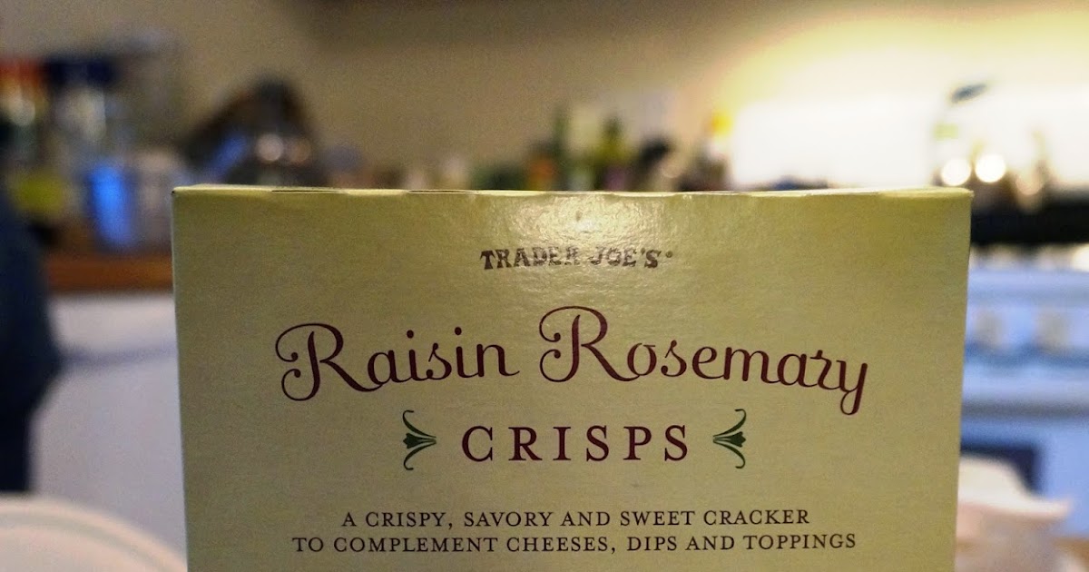 Exploring Trader Joe's Trader Joe's Raisin Rosemary Crisps