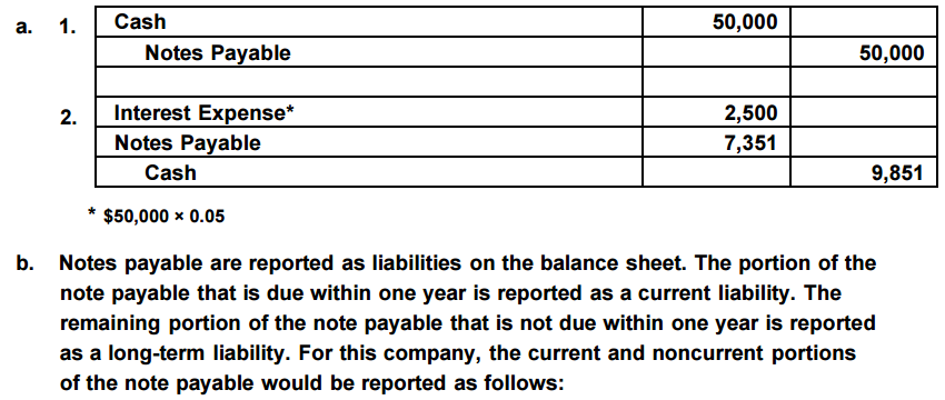 accounting q and a ex 14 10 entries for installment note transactions