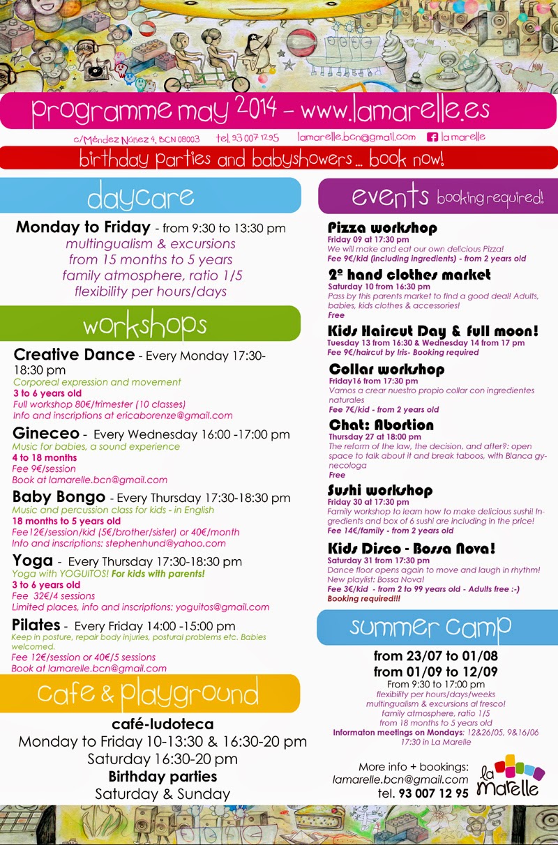 La Marelle Multilingual Daycare & Preschool Programa de Mayo May