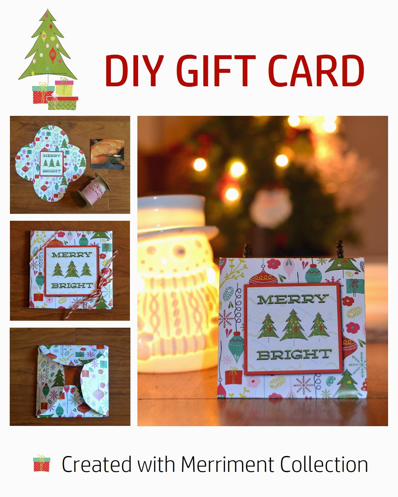 Digital Designs Scrapbooking DIY Gift Card Holder