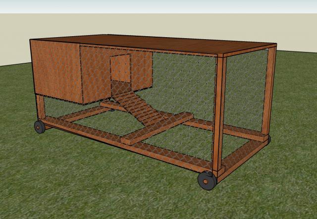 The Chicken Coop Tractor Is The Perfect Solution For Raising Chickens ...