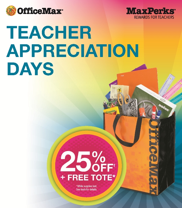 Texas Housewife Attention DFW Area Teachers OfficeMax Teacher