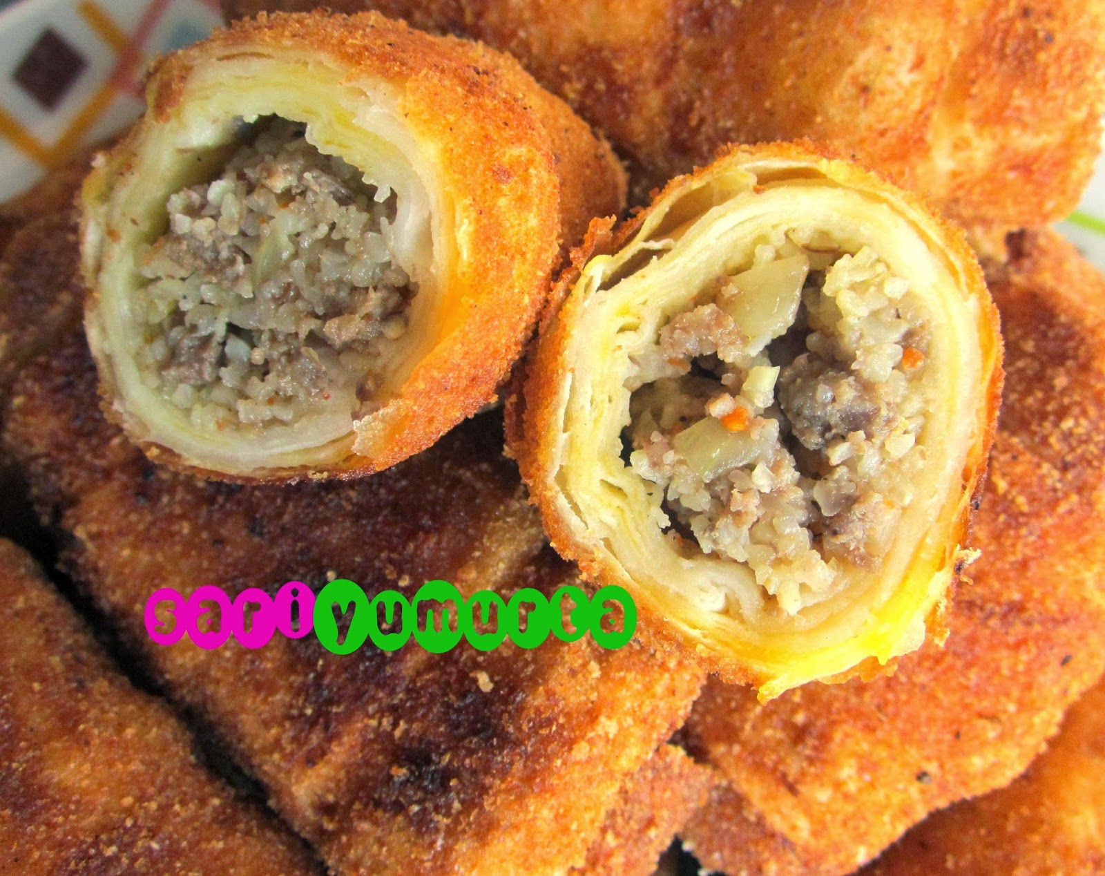 bulgurlu kıymalı cevizli börek