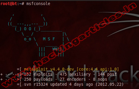 Backtrack Console