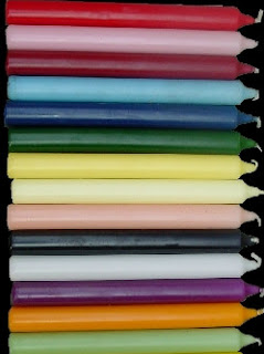 COLOR DE LA VELAS color de la velas:
