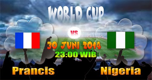 Prediksi Skor (Line-Up) Prancis vs Nigeria 30 Juni 2014 | Piala Dunia (16 Besar)