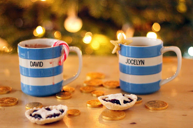 Cornishware personalised mugs Cornishware personalised mugs