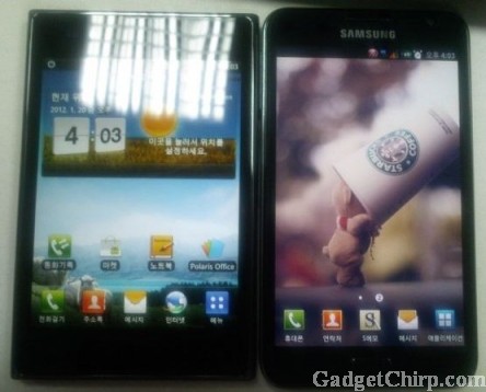 LG Optimus Vu vs Samsung Galaxy Note 