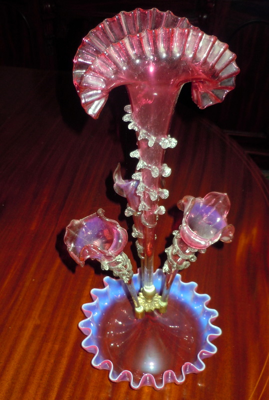 My Old Historic House Victorian Epergne Pronounced Epurn.