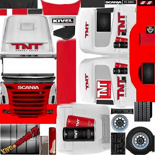 Skin Para Scavia R580