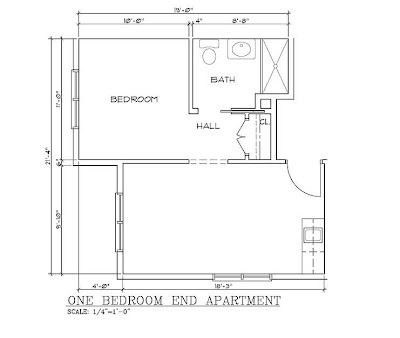 One Bedroom Cabin Floor Plans