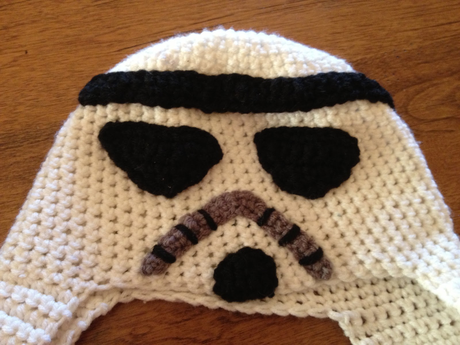 Cherelle Thoughts: Crochet Stormtrooper Beanie