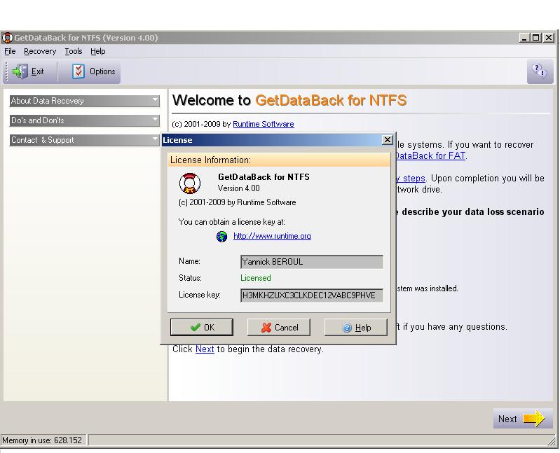 Raise data recovery for fat ntfs 5.6.0