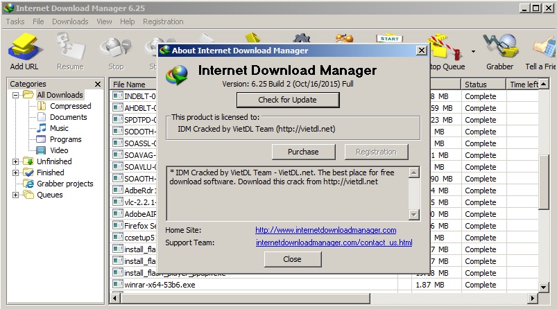 Internet download manager 5.xx 6.xx serial key or number