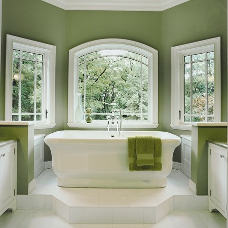 Decoración de interiores: Decoracion de Baños en color verde