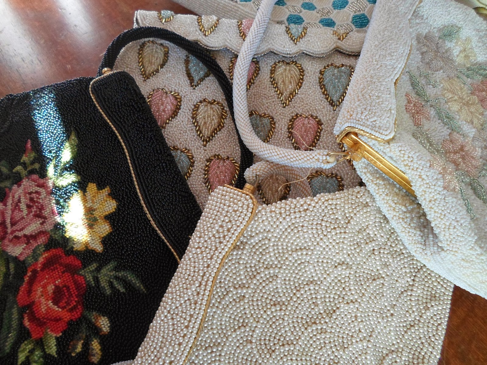 1950s Vintage Beaded Purses GracefullyVintage