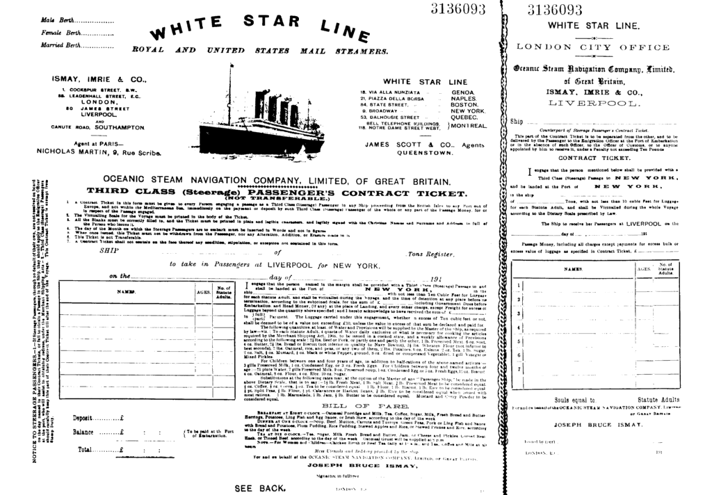 Documentary Photographs of Titanic Diary Ifat