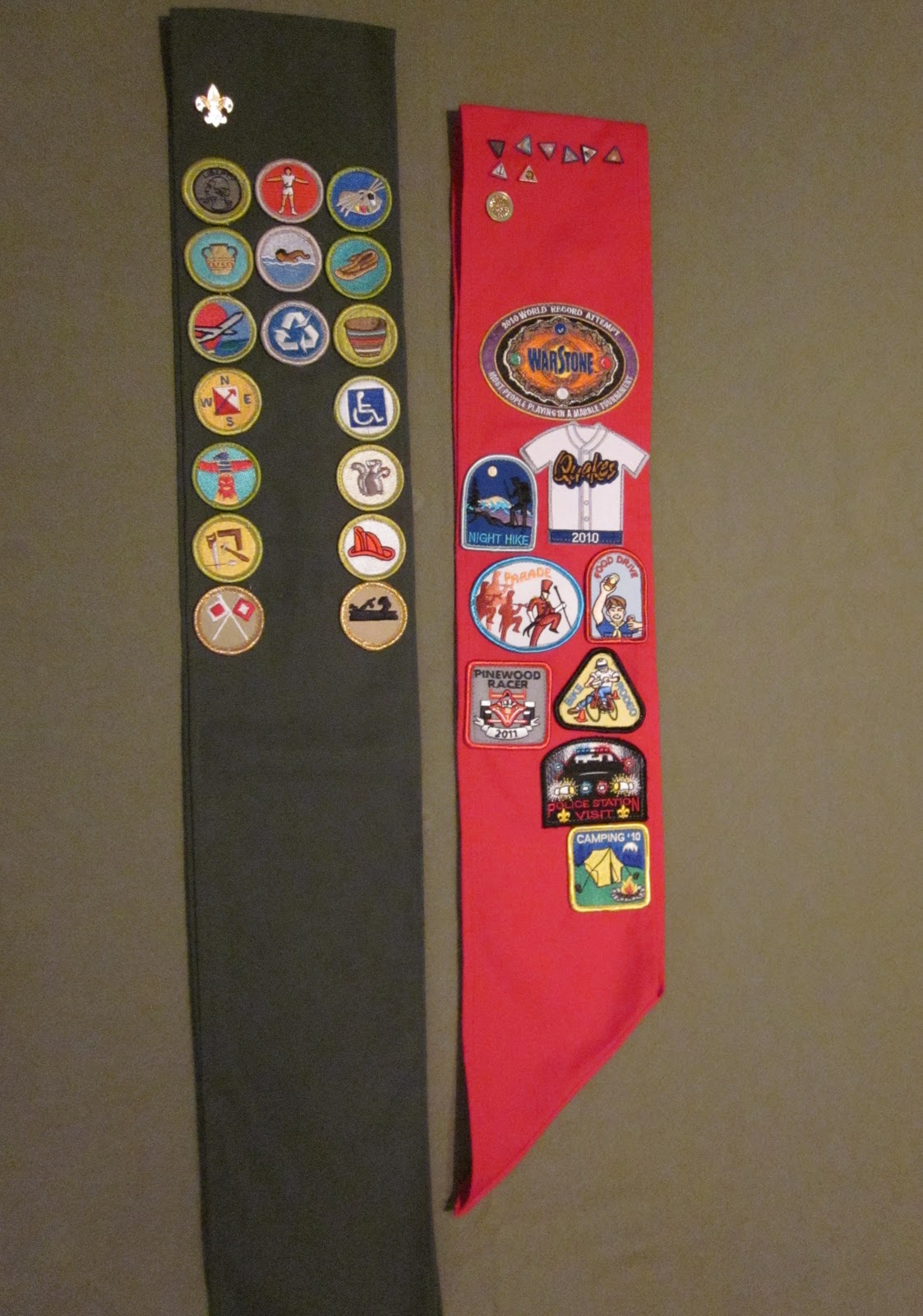 Do Something Creative {DAILY} Cub Scout Patch Sash...can I trademark that?