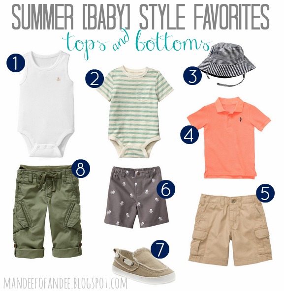 mandeefofandee. round up summer style for baby boys.