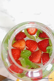 Infused Strawberry Mint Water