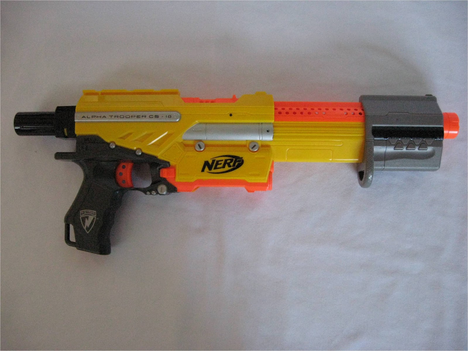 Blaster Mods and More Nerf Alpha Trooper Review