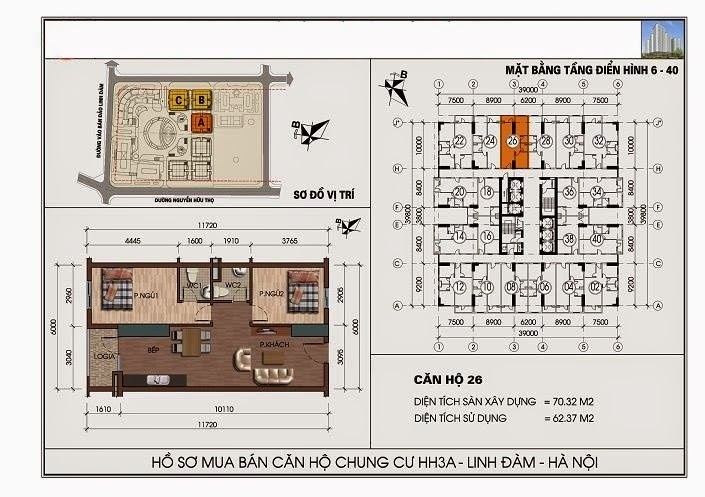 Sơ đồ thiết kế tòa chung cư HH3 Linh Đàm bản chuẩn Sơ đồ thiết kế tòa chung cư HH3 Linh Đàm bản chuẩn