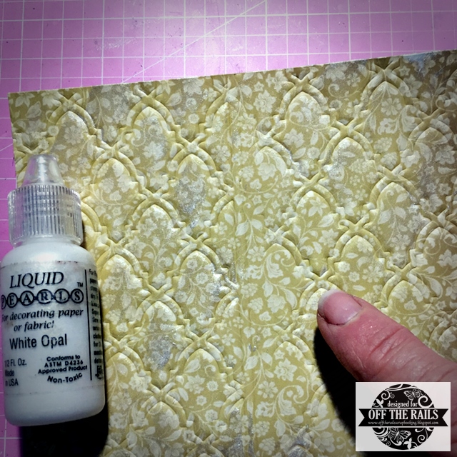 Off the Rails Scrapbooking Die Embossing