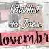 Wishlist da Inês: Novembro