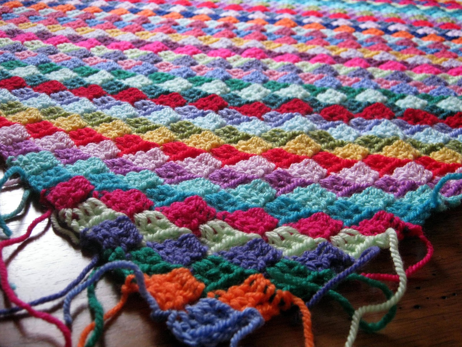 The Sunroom UK: Tiny Tiles Mosaic Crochet Blanket