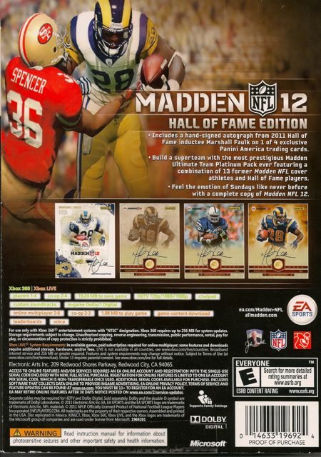 madden 12 cover