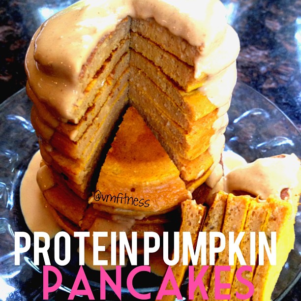 VMfitness Gluten Free High Protein Pumpkin Pancakes