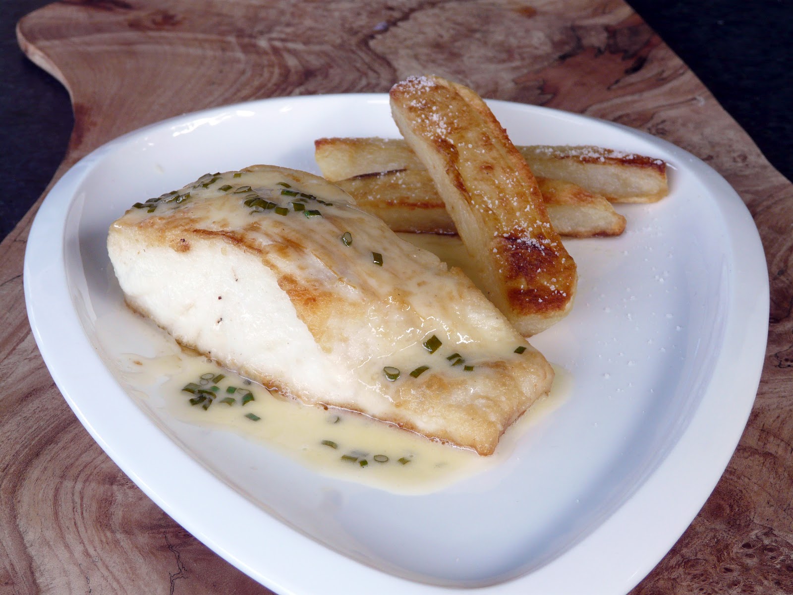 Thibeault's Table Pan Roasted Halibut