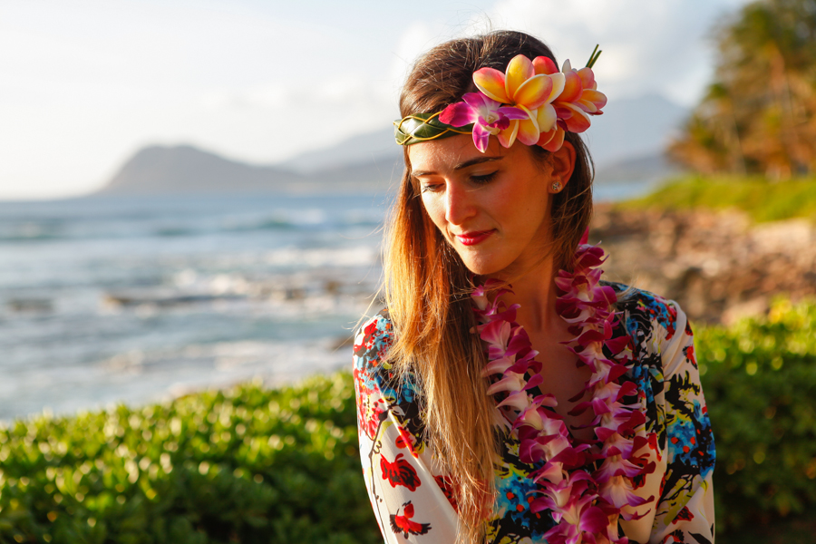 Levitate Style - Luau Oahu, Hawaii | Luau feat Hawaii Summer Style Dinner Outfit, Levitate Travel, Alicia Mara