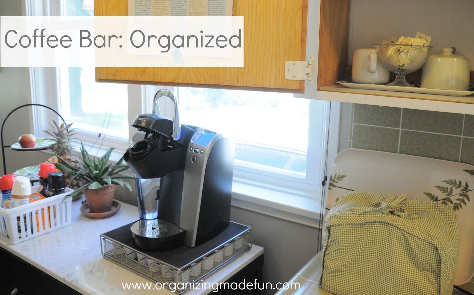 Organizing a Coffee Bar Organizing Made Fun Organizing a Coffee Bar