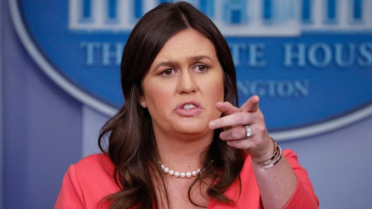 SARAH SANDERS: QUITS PRESS SECRETARY JOB.