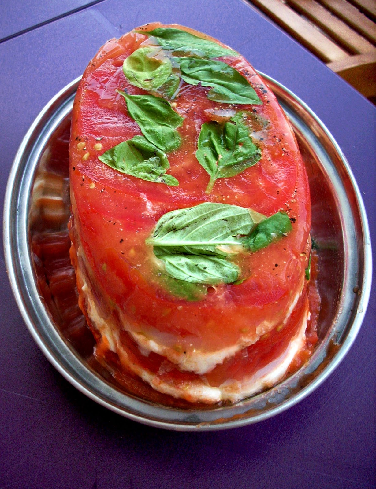 Terrine Tomates / Mozza / Basilic La Femme à Tête de Chou